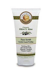 Organic Olive & Aloe Exfoliating Face Scrub By Venus Secrets