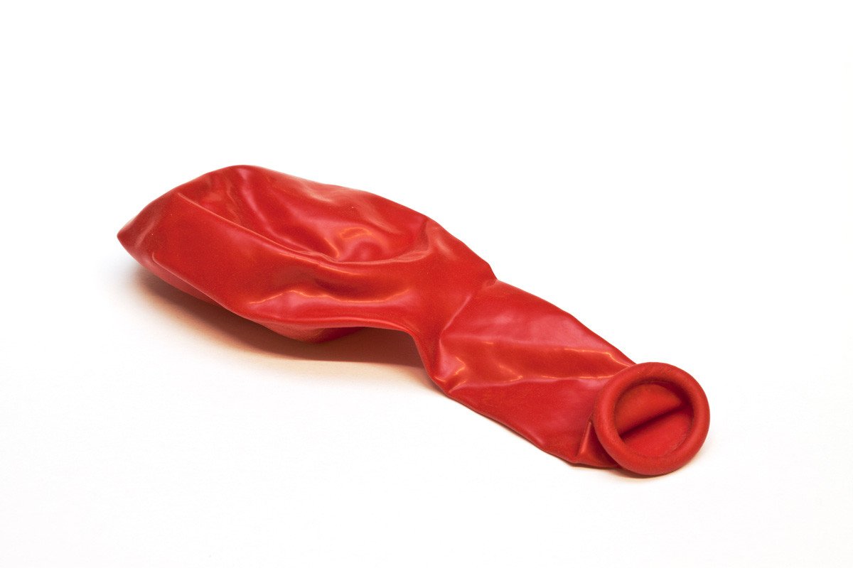 image of a deflated balloon for an article with 6 tips to help men satisfy