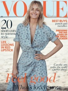 The may cover of Vogue magazine, covering anti-ageing credit to Vogue.