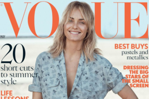 The may cover of Vogue magazine, covering anti-ageing credit to Vogue.
