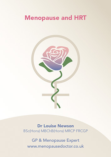 An image of the HRT leaflet by Dr Louise Newson