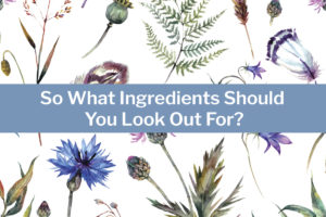 An image of natural anti-ageing ingredients with the text superimposed, 'so what ingredients should you look out for?'.