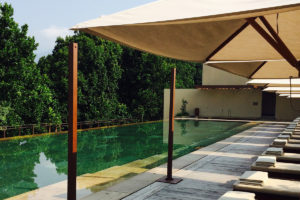An image of the pool at the Vana, India.
