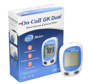 on call GK dual blood glucose and ketone meter