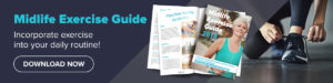 banner showing the rejuvage midlife exercise guide