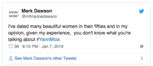 Tweet about beautiful women over 50