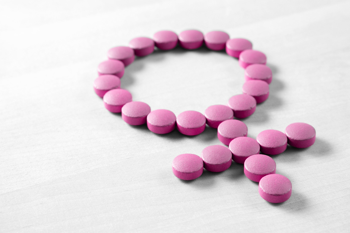 pink pills places in the female sex symbol