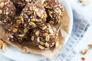 close up photo of healthy organic protein balls