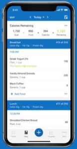 app that tracks calories and food intake