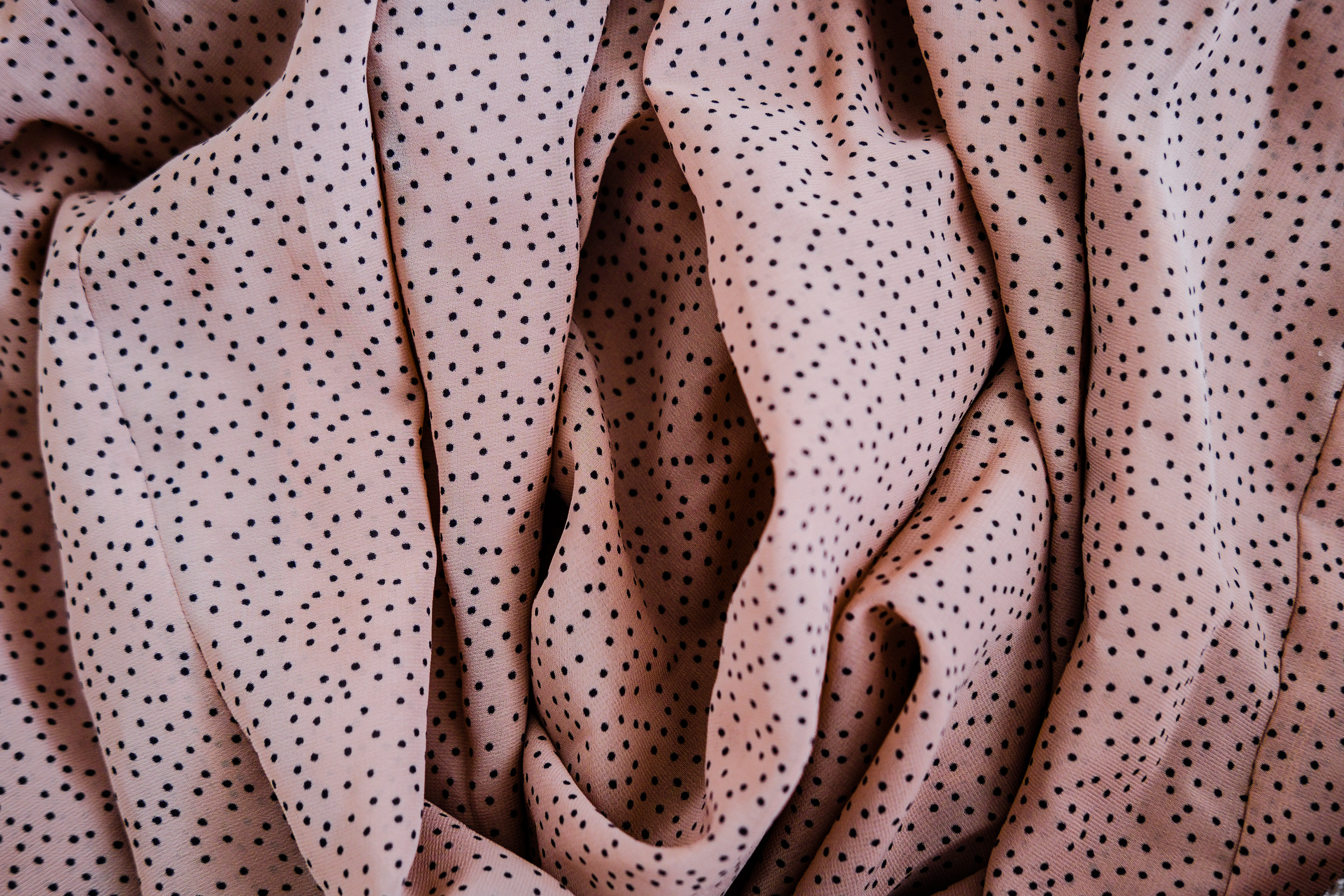 Vagina made of nude color silk fabric