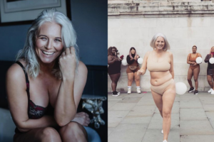 collage of body confident middle aged women