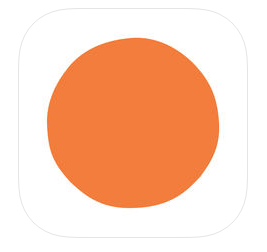 orange meditation app logo