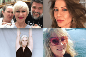 collage of happy, strong middle aged women
