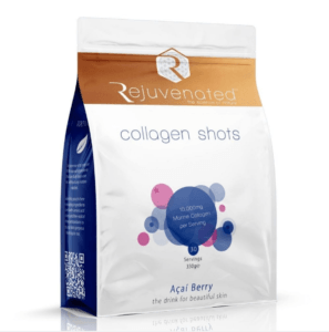 pouch of rejuvenated collagen shots to drink