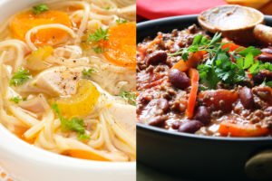 collage of healthy slow cooked meals