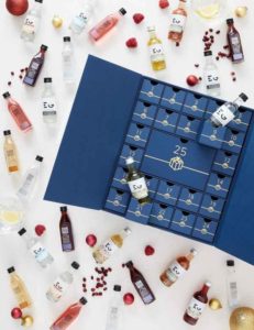 christmas advent calendar with a different gin on each day