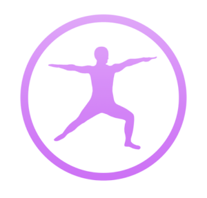 graphic icon of yoga pose