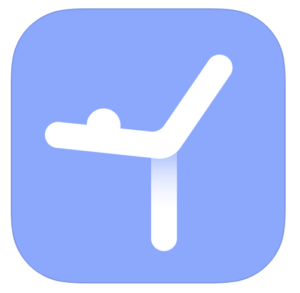 icon of a person doing a yoga pose