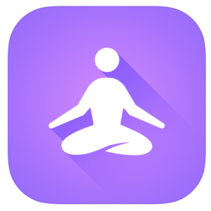 graphic icon of a person in a yoga sitting position