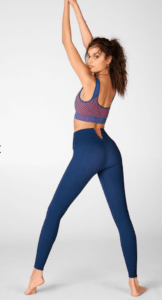 woman in gym clothing active wear