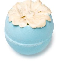 floral blue bath bomb
