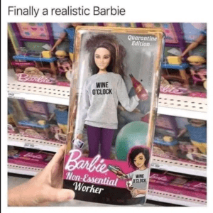 funny meme about realistic barbie doll