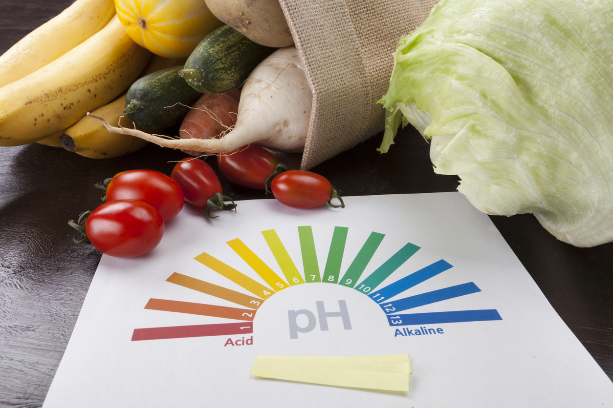 PH scale and healthy foods