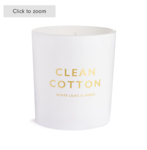 clean cotton candle